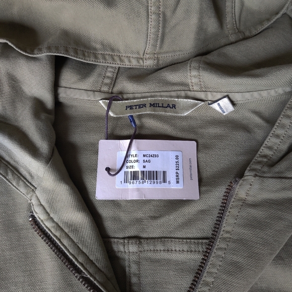 NWT Peter Millar Coastline Jacket in Sage, Medium size. - Picture 6 of 7